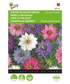 Buzzy Nigella, Love-in-the-Mist Persian Jewels Mixed Seeds 1.5g