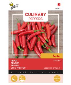 Buzzy® Culinary Peppers Serrano 10s