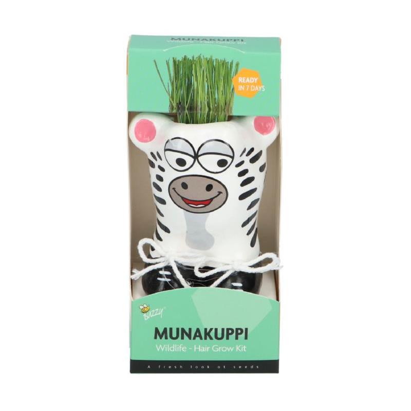 Buzzy Munakuppi - Zebra Wildlife Grow Pot