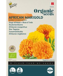 Buzzy Organig Marigold Sunset Giants