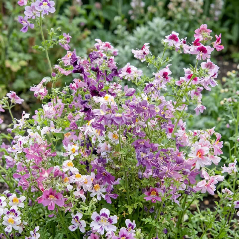 Buzzy Schizanthus Farmer’s Orchid Angel Wings Seeds 0.5g - Image 3