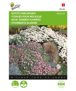 buzzy rock garden flowers mix