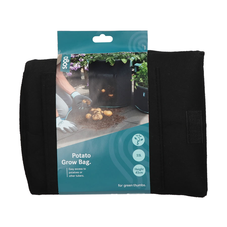 SOGO 55L Potato Grow bag with window - Image 2