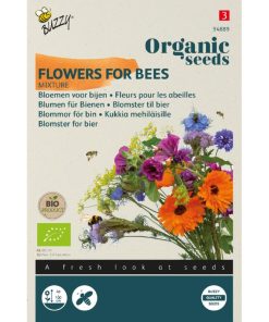 Buzzy Organic Bee Flower Mix Seeds 2g