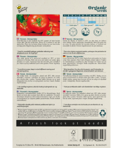 Alternative view of Buzzy Organic Moneymaker Tomato Seeds 0.1g