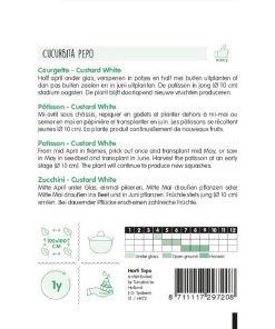 HT Courgette Custard White seeds