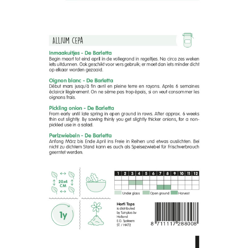 HT Pickling Onion De Barletta